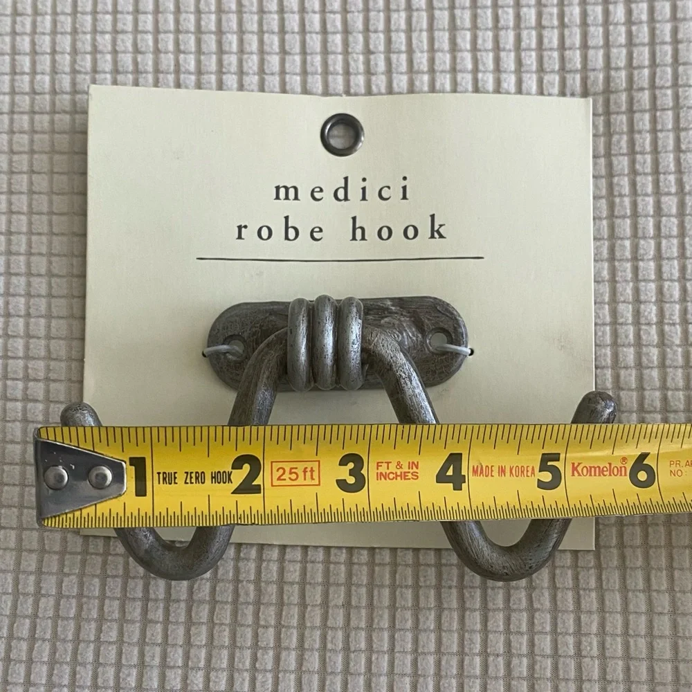 Pier 1 Pewter Wall Hook for towels/robe